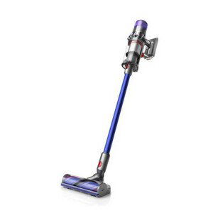 Dyson V11 (2023) akumulátorový vysvač, Li-Ion batéria, LCD displej, 3 režimy, zberná nádoba, modrý / strieborný