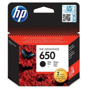 HP CZ101AE - originálna cartridge HP 650, čierna, 6,5ml