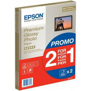 EPSON paper A4 - 255g/m2 - 2x15sheets - photo premium glossy (2 for 1 PROMO)