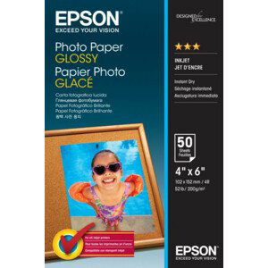 EPSON paper 10x15 - 200g/m2 - 50sheets - photo paper glossy