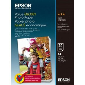 EPSON Value Glossy Photo Paper A4 20 listov