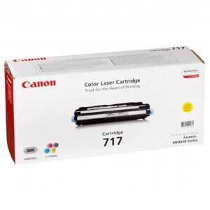 CANON CRG717 Y - originálny toner, žltý, 4000 strán