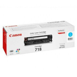 CANON CRG718 C - originálny toner, azúrový, 2900 strán