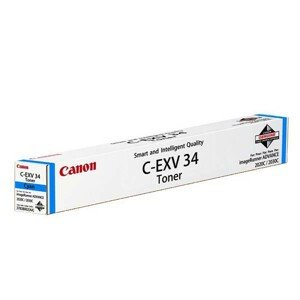 CANON C-EXV34 C - originálny toner, azúrový, 19000 strán