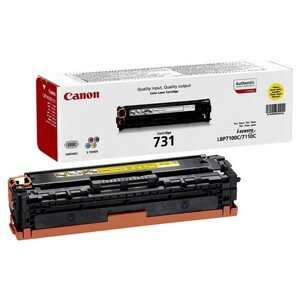 CANON CRG731 Y - originálny toner, žltý, 1500 strán