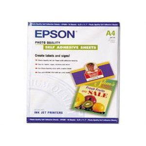 EPSON A4,Photo Quality Inkjet P. samolepiaci (10ks)