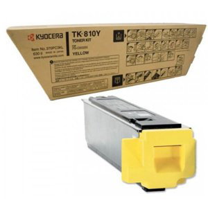 KYOCERA TK810Y - originálny toner, žltý, 20000 strán