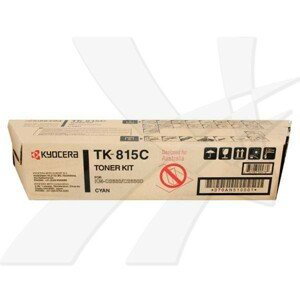 KYOCERA TK815C - originálny toner, azúrový, 20000 strán
