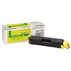 KYOCERA TK580Y - originálny toner, žltý, 2800 strán