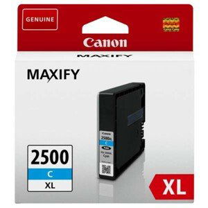 CANON PGI-2500-XL C - originálna cartridge, azúrová, 19,3ml