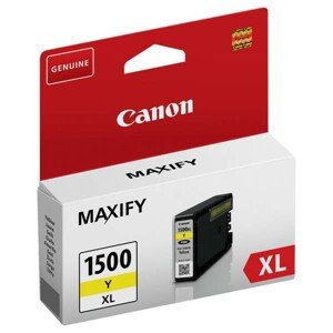 CANON PGI-1500-XL Y - originálna cartridge, žltá, 12ml