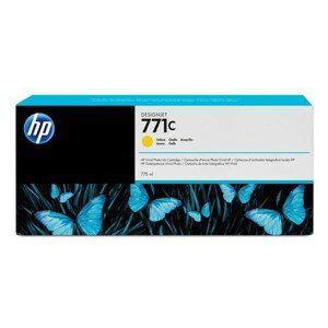 HP B6Y10A - originálna cartridge HP 771C, žltá, 775ml