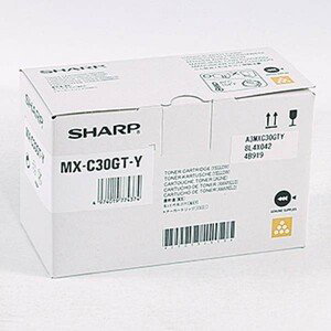 SHARP MX-C30GTY - originálny toner, žltý, 6000 strán