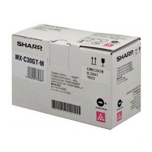 SHARP MX-C30GTM - originálny toner, purpurový, 6000 strán