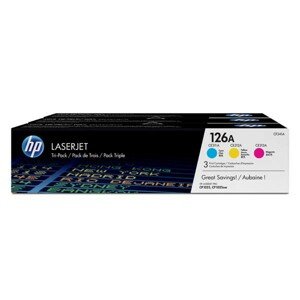 HP CF341A - originálny toner HP 126A, farebný, 3x1000 3ks