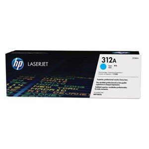 HP CF381A - originálny toner HP 312A, azúrový, 2700 strán