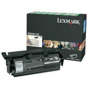 LEXMARK T654 (T654X11E) - originálny toner, čierny, 36000 strán