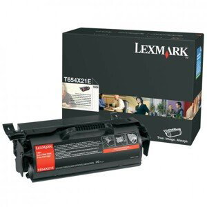 LEXMARK T654X21E - originálny toner, čierny, 36000 strán
