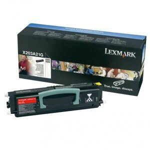 LEXMARK X203A21G - originálny toner, čierny, 2500 strán