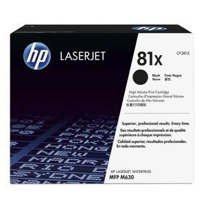 HP CF281X - originálny toner HP 81X, čierny, 25000 strán