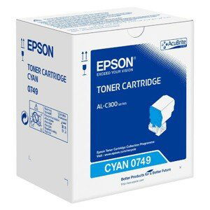 EPSON C13S050749 - originálny toner, azúrový, 8800 strán