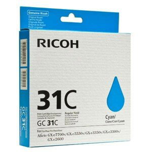 RICOH GXE2600 (405689) - originálna cartridge, azúrová