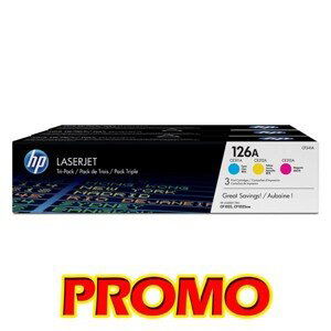 HP CF341A - originálny toner, farebný, 1000 strán 3ks