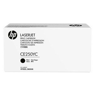 HP CE250YC - originálny toner, čierny, 12000 strán