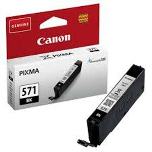 CANON CLI-571 BK - originálna cartridge, čierna, 376 strán