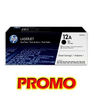 HP Q2612AD - originálny toner, čierny, 4000 strán 2ks