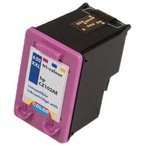 HP CZ102AE - kompatibilná cartridge HP 650-XXL, farebná, 14ml