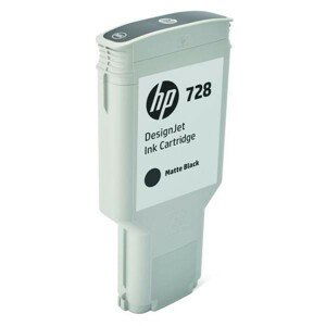 HP F9J68A - originálna cartridge HP 728, matne čierna, 300ml