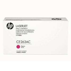 HP CE263AC - originálny toner, purpurový, 11000 strán