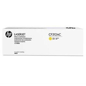 HP CF312AC - originálny toner, žltý, 31500 strán