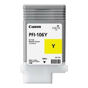 CANON PFI-206 Y - originálna cartridge, žltá, 300ml