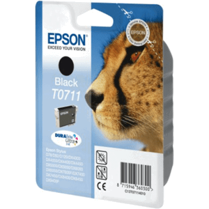 EPSON T0711 (C13T07114022) - originálna cartridge, čierna, 7,4ml