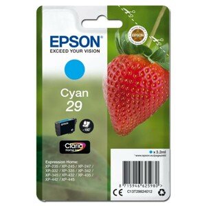 EPSON T2982 (C13T29824012) - originálna cartridge, azúrová, 3,2ml