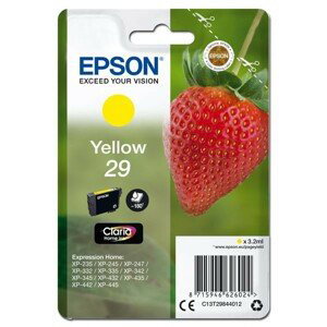 EPSON T2984 (C13T29844012) - originálna cartridge, žltá, 3,2ml