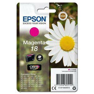 EPSON T1803 (C13T18034012) - originálna cartridge, purpurová, 3,3ml