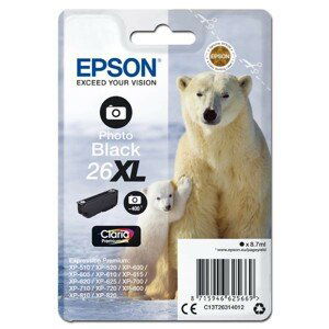 EPSON T2631 (C13T26314012) - originálna cartridge, fotočierna, 8,7ml