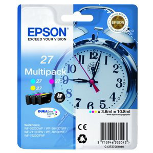 EPSON T2705 (C13T27054022) - originálna cartridge, farebná, 3x3,6ml
