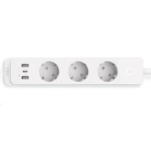 TP-Link Tapo P300(EU) šikovný WiFi predlžovací kábel (3x230V, 2xUSB-A, 1xUSB-C, 2300W, 10A, 2, 4 GHz, BT)