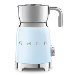 Smeg MFF11PBEU, napeňovač mlieka, 500 W, 600 ml / 2, 5 šálky, horúca čokoláda / mlieko, ľahká pena, pastelovo modrý