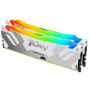 KINGSTON DIMM DDR5 64GB (Kit of 2) 6000MT/s CL32 FURY Renegade Biela RGB XMP