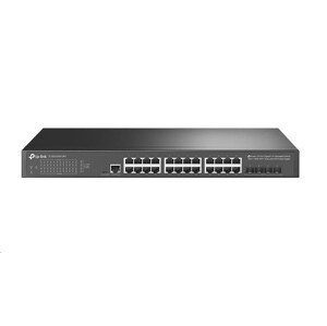 TP-Link OMADA JetStream switch pre pripojenie k UPS TL-SG3428X-UPS (24xGbE, 4xSFP+, 2xconsole, fanless)