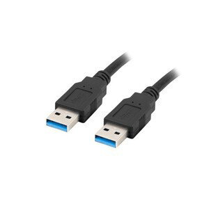 LANBERG USB-A M/M 3.0 kábel 0,5m, čierny