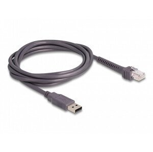 Delock Kábel z rozhrania RJ50 na USB 2.0 Typu-A k čítačke čiarových kódov, 2 m