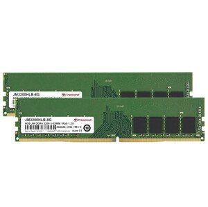 Transcend pamäť 16GB DDR4 3200 U-DIMM (JetRam) KIT (2x8GB) 1Rx8 CL22