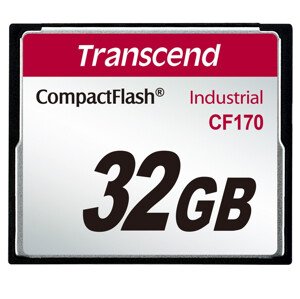 Transcend 32GB INDUSTRIAL CF CARD CF170 pamäťová karta (MLC)