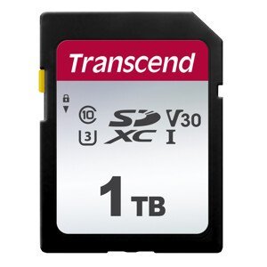 Transcend 1TB SDXC 300S (Class 10) UHS-I U3 V30 pamäťová karta, 100 MB/s R, 85 MB/s W